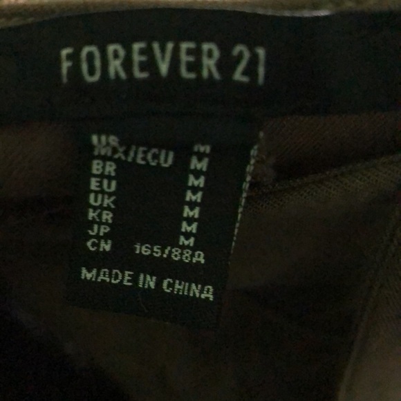 Khaki Green Overall Romper - Picture 3 of 4